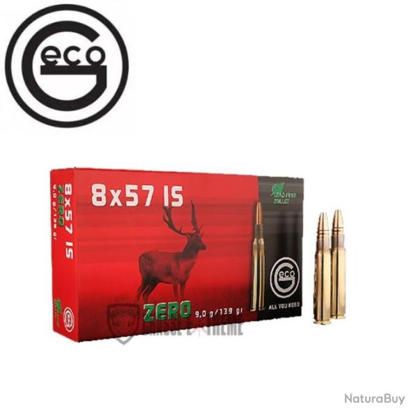 20 Munitions GECO Cal 8x57 JS 139Gr Zero
