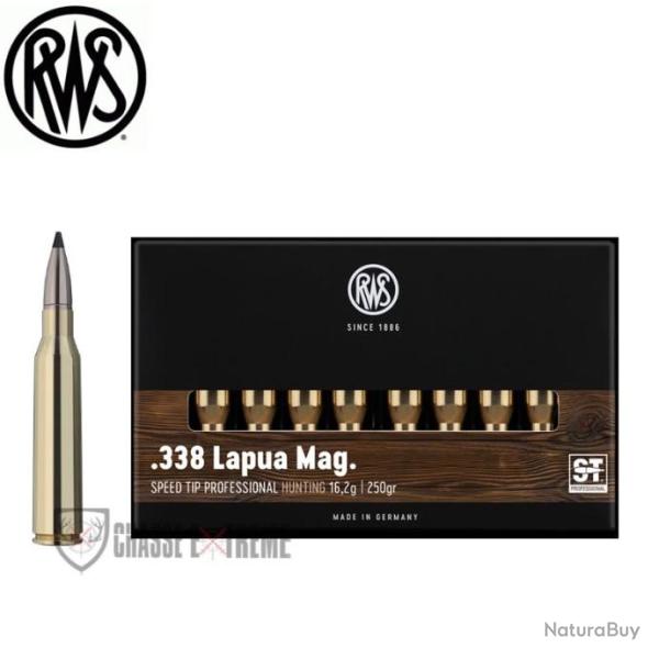 20 Munitions RWS Cal 338 Lapua Magnum 250gr Speed Tip Pro