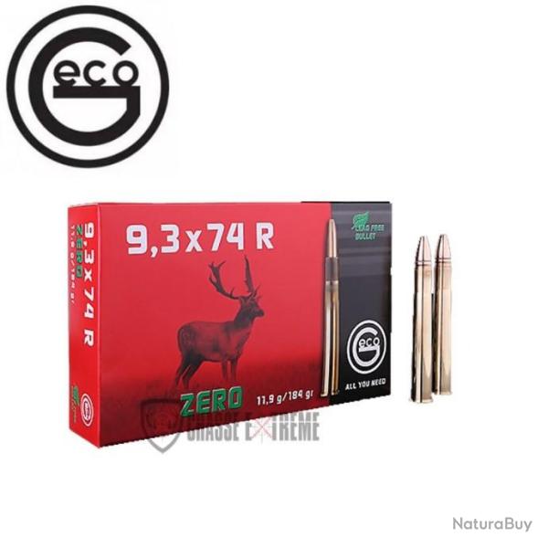 20 Munitions GECO Cal 9.3X74R 184gr Zero