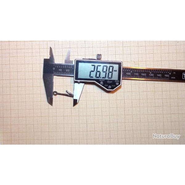 Ressort de d�tente � Percussion -Silex pour platine  ou autres n�135  l.26,98 mm