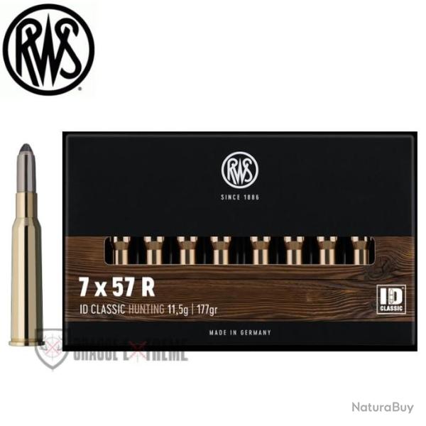 20 Munitions RWS cal 7X57R 177gr ID Classic