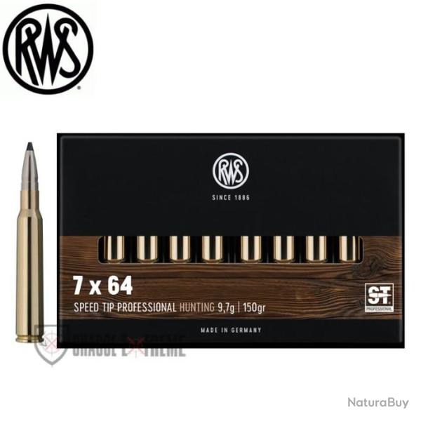 20 Munitions RWS Cal 7X64 150gr Speed Tip Pro