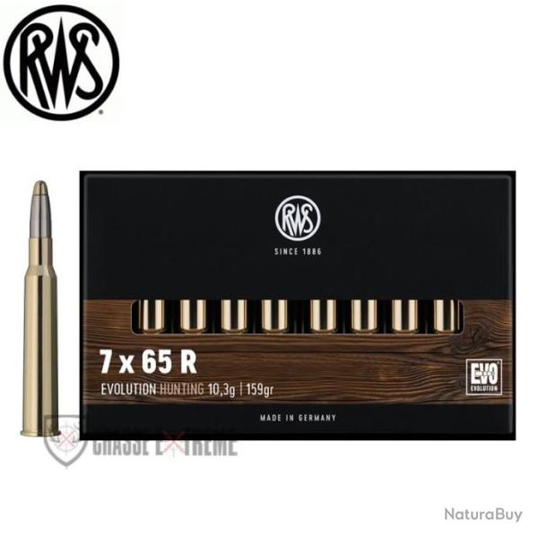 20 Munitions RWS Cal 7X65R 159Gr Evolution