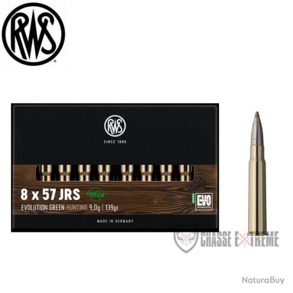 20 Munitions RWS Cal 8X57 JRS 139gr Evo Green