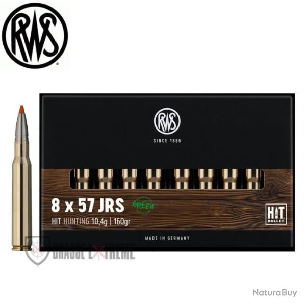 20 Munitions RWS Cal 8X57 JRS 160gr HIT