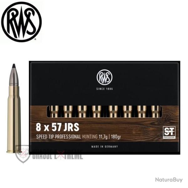 20 Munitions RWS Cal 8X57 JRS 180gr Speed Tip Pro