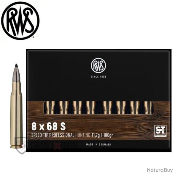 20 Munitions RWS Cal 8X68S 180gr Speed Tip Pro