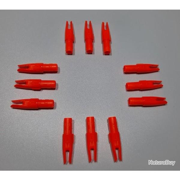 Lot de 12 Encoches Int�rieures Easton Super Nock S-Nock Orange Heavy 6.2mm