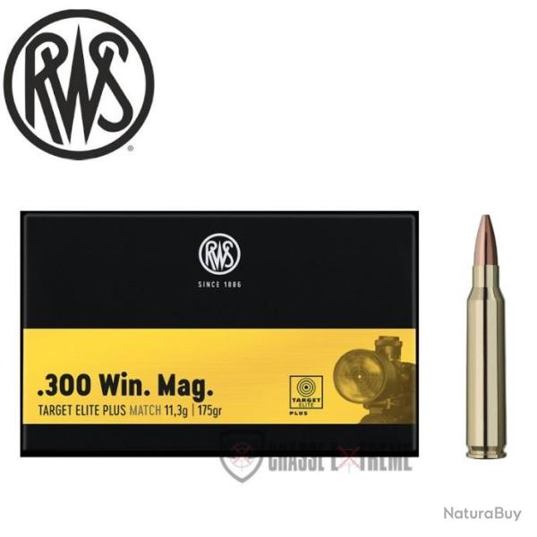 20 Munitions RWS Cal 300 Win 175gr Target Elite Plus Match