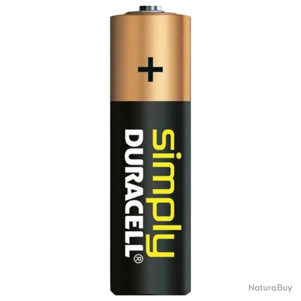 Piles alcalines Duracell AA LR6- 1.5V