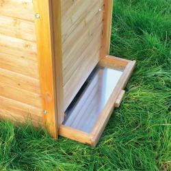 Poulailler bois Easyfarm 2 poules 85 X 57 X 61 cm