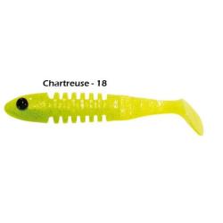 SKELETON 18CM BOITE DE 5 PIECES Chartreuse paillet&eacute; - 18