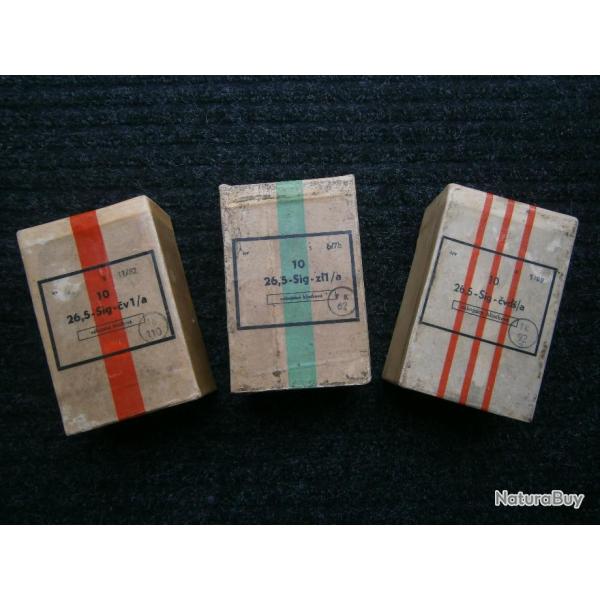 Fus�es de signalisation,3 paquets de 10 pi�ces.Couleur rouge,verte et rouge pluie.