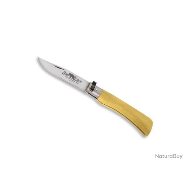 COUTEAU OLD BEAR FULL COLOR JAUNE TAILLE M