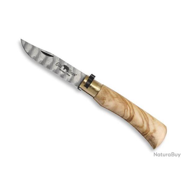 COUTEAU OLD BEAR OLIVIER TAILLE M DAMAS