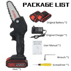Tronconneuse Electrique Sans Fil PRO 88v-2 Batteries 20260729082512