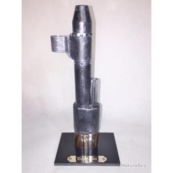 SUPPORT PRESENTOIR WALTHER G41 POUR BAIONNETTE MAUSER 98K  AVEC PLAQUE GRAVEE