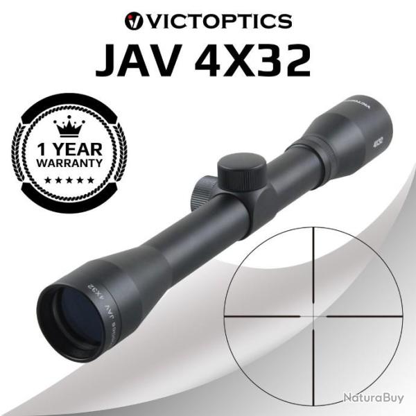 Victoptics - objectif de fusil JAV 4x32, rglage 1/4 MOA LIVRAISON GRATUITE !!!