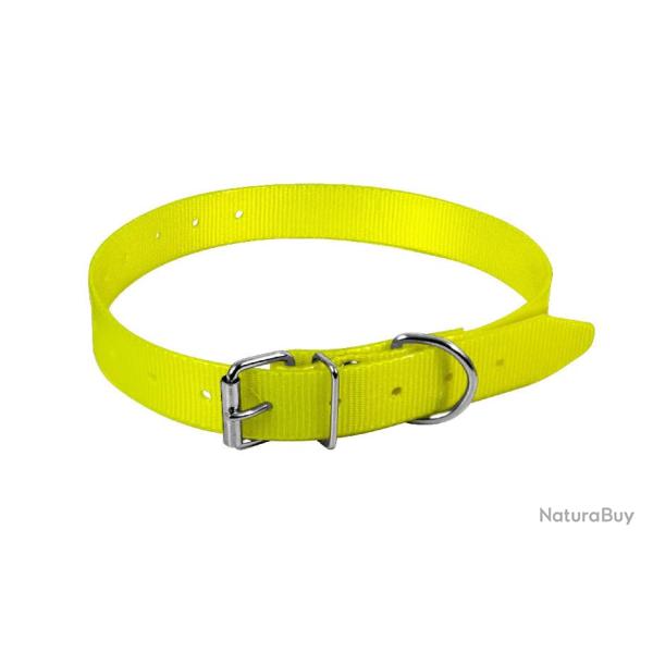 COLLIER ECO POLYURETHANE 650x25MM JAUNE