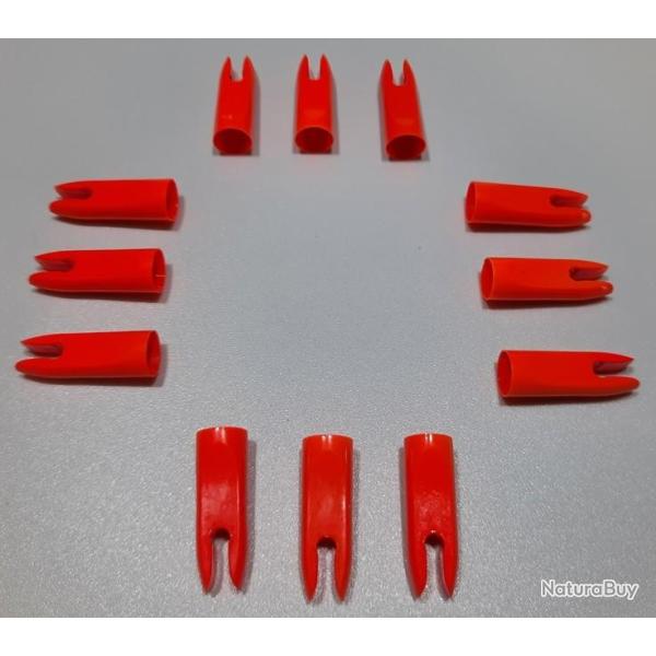 Lot de 12 Encoches AAE Plastinock 9/32 Orange