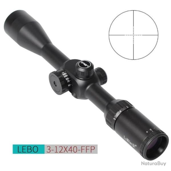 LEBO TC3-12x40 FFP, avec rticule Mil Dot, LIVRAISON GRATUITE !!!