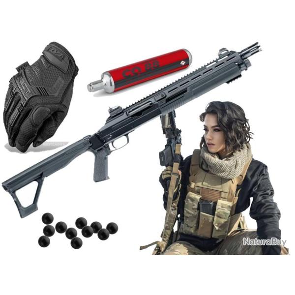Pack FUSIL HDX 68 T4E CAL 68 - 40J Livr� avec 50 billes .68 + Paire de Gants