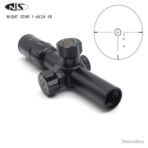 Night Star 1-6x24 FFP, premier avion focal  LIVRAISON GRATUITE!!!