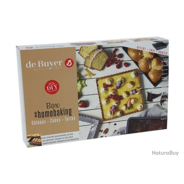 Box 3 pi�ces "Homebaking : G�teaux - Cakes - Tartes" [De Buyer]