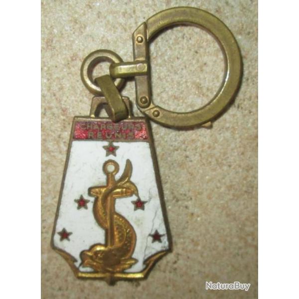 Chargeurs R�unis, fond �mail blanc,porte clef