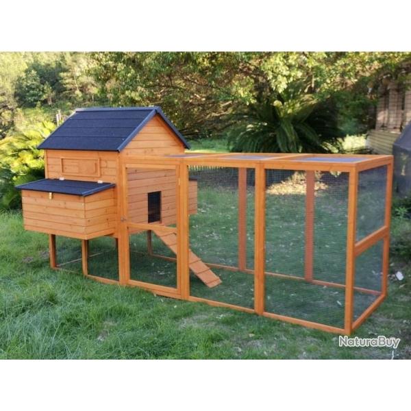 Poulailler XXL TOP abri poule GEANT caille lapin coq volaille lapin cielterre-commerce