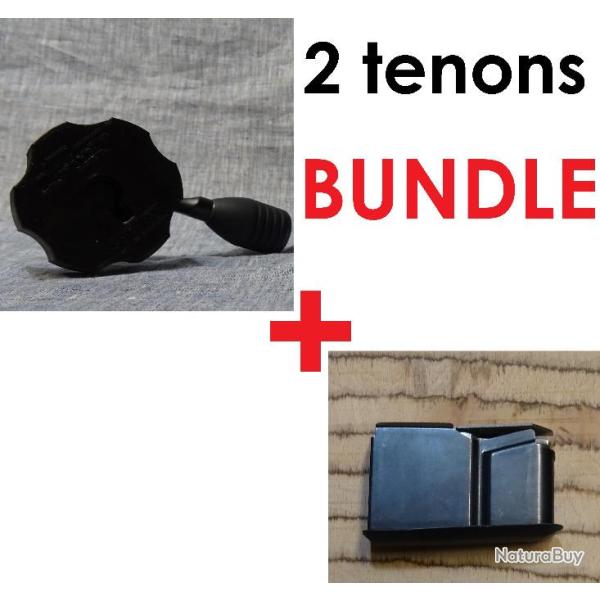 BUNDLE for Sabatti avec 2 tenons: Bouton + Guide elevation