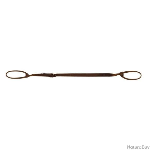 Bretelle pour arme Country Sellerie Cuir pleine fleur double lasso De