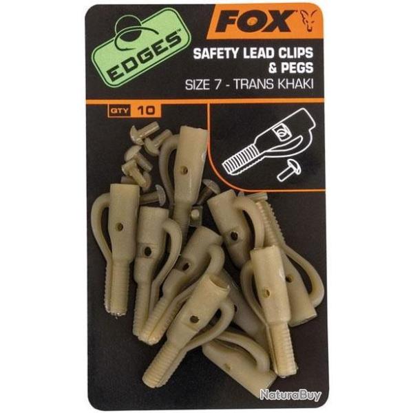 LEAD CLIPS AND PEGS NATURAL TAILLE 7
