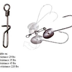 AGRAFE RAPIDE INOX DELALANDE Taille 6 29lbs