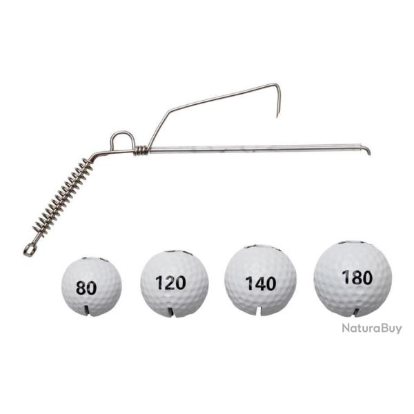 MONTURE GOLF BALL JIG SYSTEM ANTI SNAG 80gr+120gr