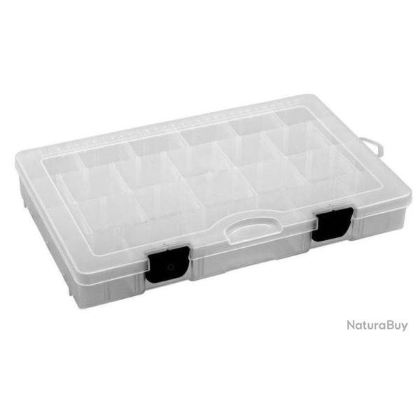 BOITE TRANSPARENTE 23 DIV AMO 35X23X5CM