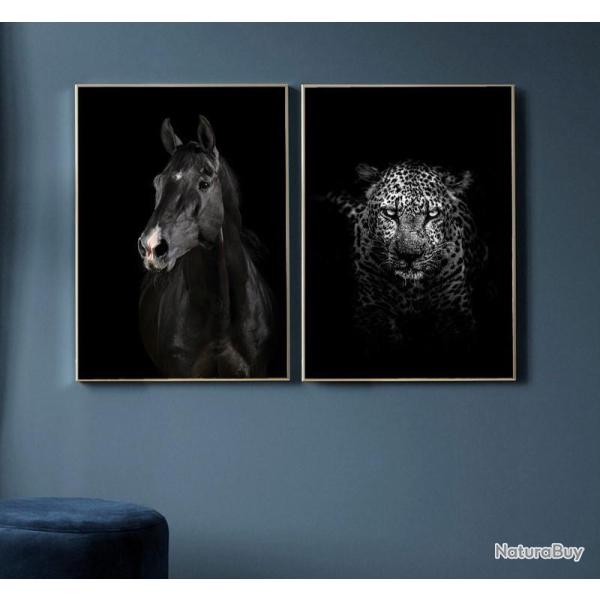 Tableau Peinture Impression sur Toile Animaux, Modele: 11, Taille: 60x90cm