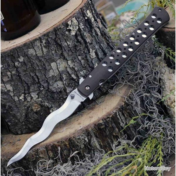 Couteau Cold Steel Kris Ti-Lite 6" Lame Acier AUS-10A Manche Griv-Ex Linerlock CS26SXK6