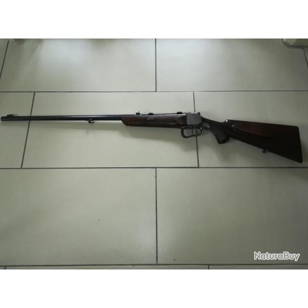 rare carabine 1 coup  � bloc tombant 8x57jr