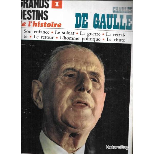 charles de gaulle grands destins de l'histoire