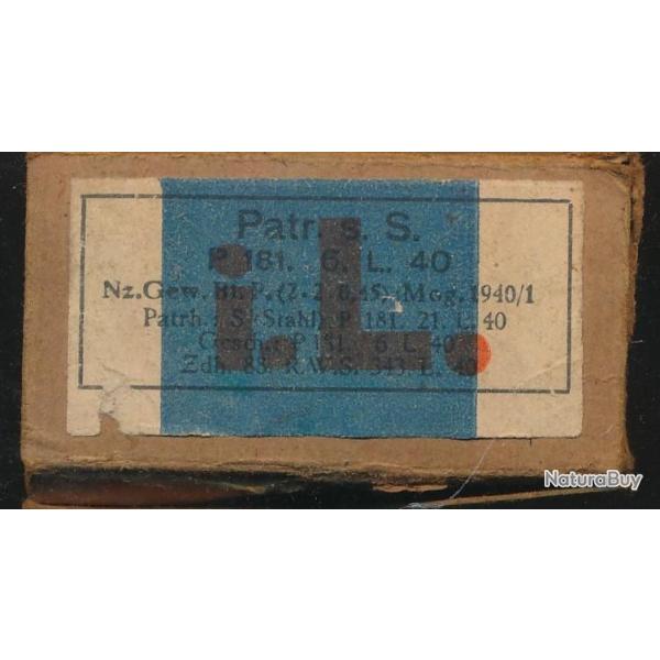 Boite vide 7,92 MAUSER WW2 Originale 4