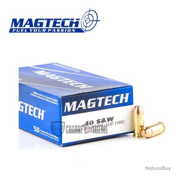50 Munitions MAGTECH cal 40S&W 180gr FMJ Flat