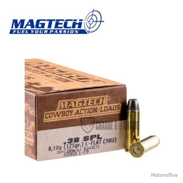 50 Munitions MAGTECH Cowboy Action cal 38 Sp�cial 125gr LFN