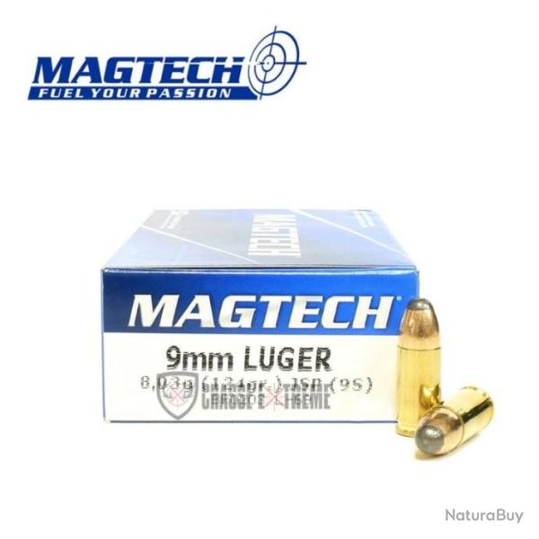 50 Munitions MAGTECH cal 9mm Luger 124gr JSP