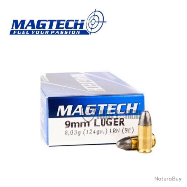 50 Munitions MAGTECH cal 9mm Luger 124gr LRN