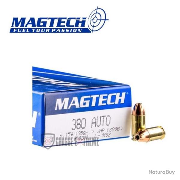 50 Munitions MAGTECH cal 380 Auto 95gr JHP