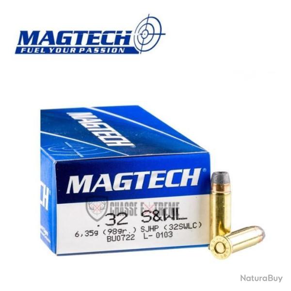 50 Munitions MAGTECH cal 32 S&W Long 98gr SJHP