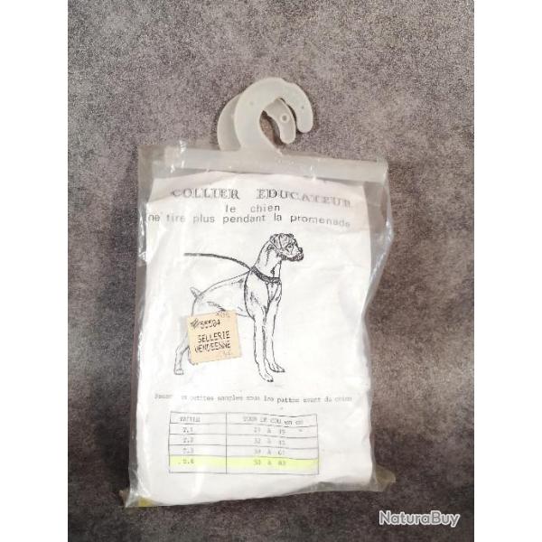 Collier Educateur Chien  "Sellerie-Vendeene" T4 50-83cm