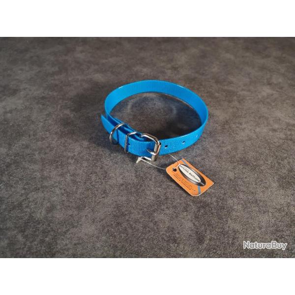 Collier Chien "Biothane USA" Bleu 55 cm