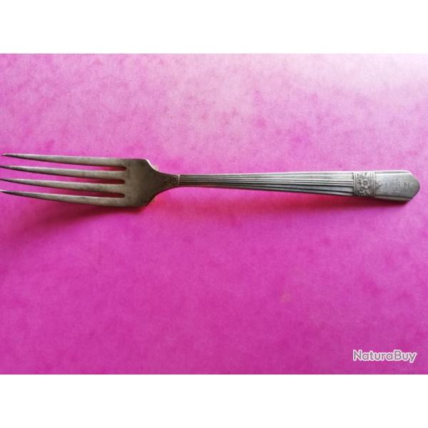 FOURCHETTE OFFICIER MARINE WW2 US NAVY SILVER FORK OFFICER SIMEON L & GEORGE WWII couvert